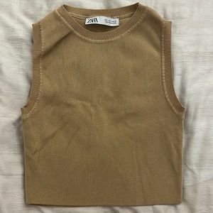 tan/brown tank top